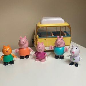 Peppa Pig lot of 5 with Car